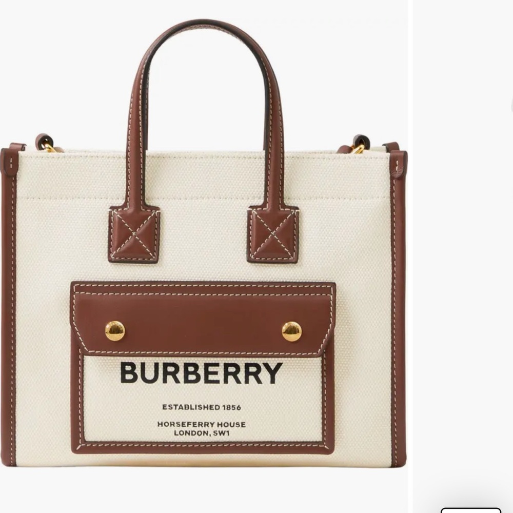 Burberry Brown and Cream Woman’s Bag